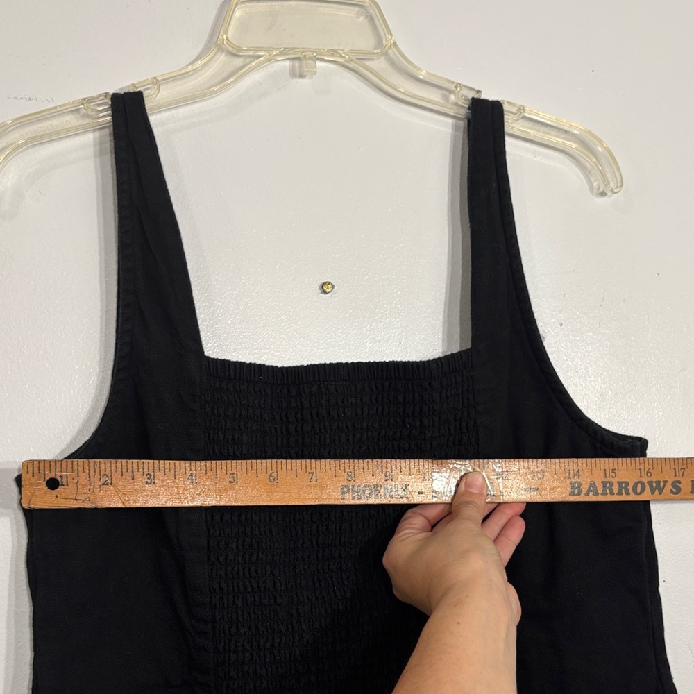 Old Navy Black Square Neck Tank Top - Picture 5 of 6